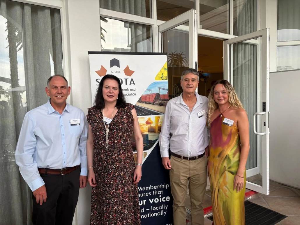 Konrad Keyser (Brisen), Jaine Caunt (Gafta), André van der Vyver (SACOTA) and Michelle Conroy (Gafta). Konrad Keyser (Brisen), Jaine Caunt (Gafta), André van der Vyver (SACOTA) and Michelle Conroy (Gafta).