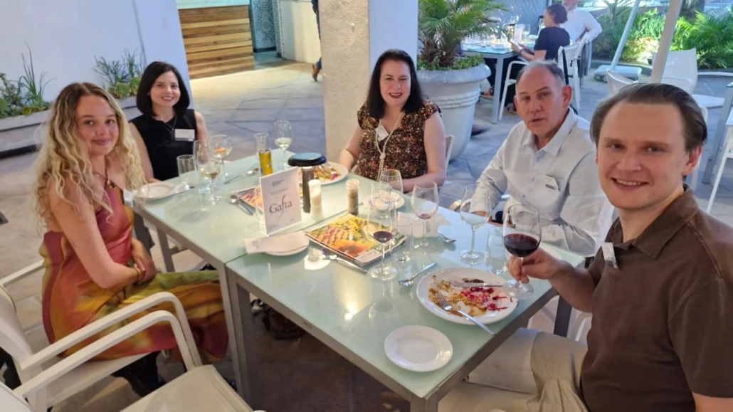 Michelle Conroy (Gafta), Elmien Olivier (Bester), Jaine Caunt (Gafta), Konrad Keyser (Brisen) and Danil Hristich (Fortior Law). Michelle Conroy (Gafta), Elmien Olivier (Bester), Jaine Caunt (Gafta), Konrad Keyser (Brisen) and Danil Hristich (Fortior Law).